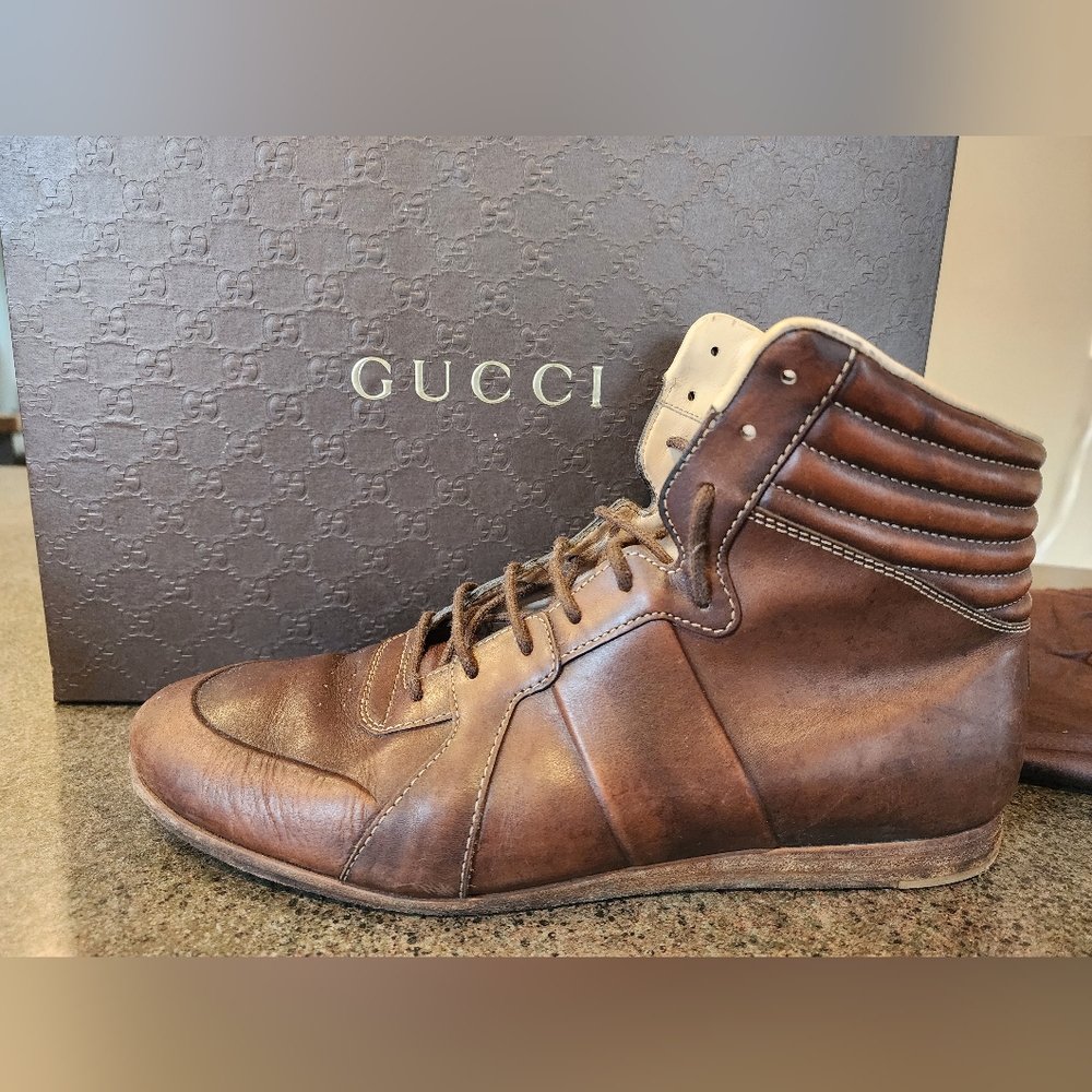 Gucci Genuine Leather Boots